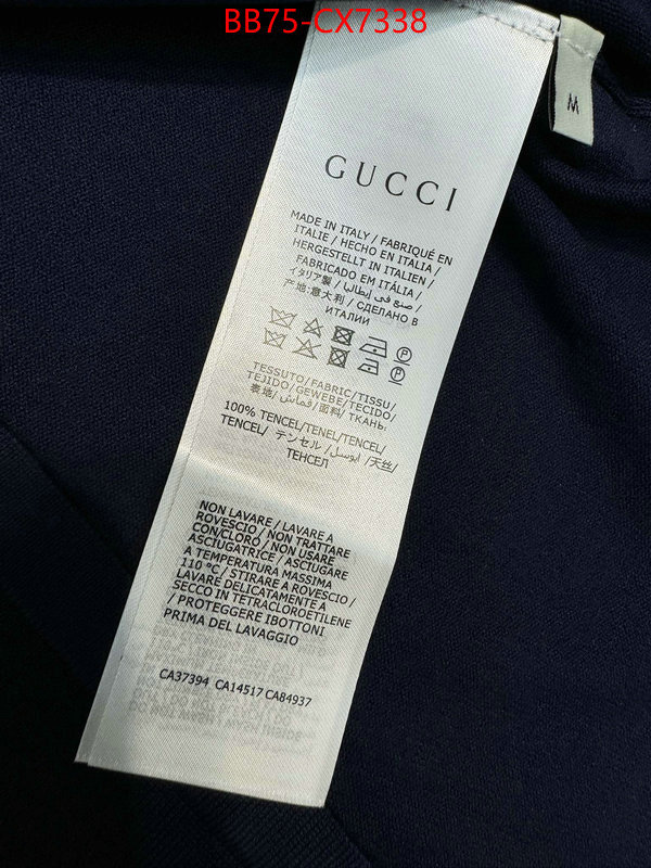 Clothing-Gucci 1:1 clone ID: CX7338 $: 75USD