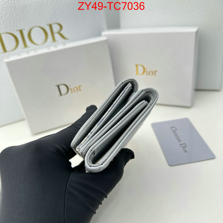 Dior Bags(4A)-Wallet- replica best ID: TC7036 $: 49USD,