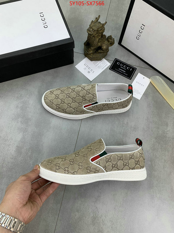 Men Shoes-Gucci quality aaaaa replica ID: SX7566 $: 105USD