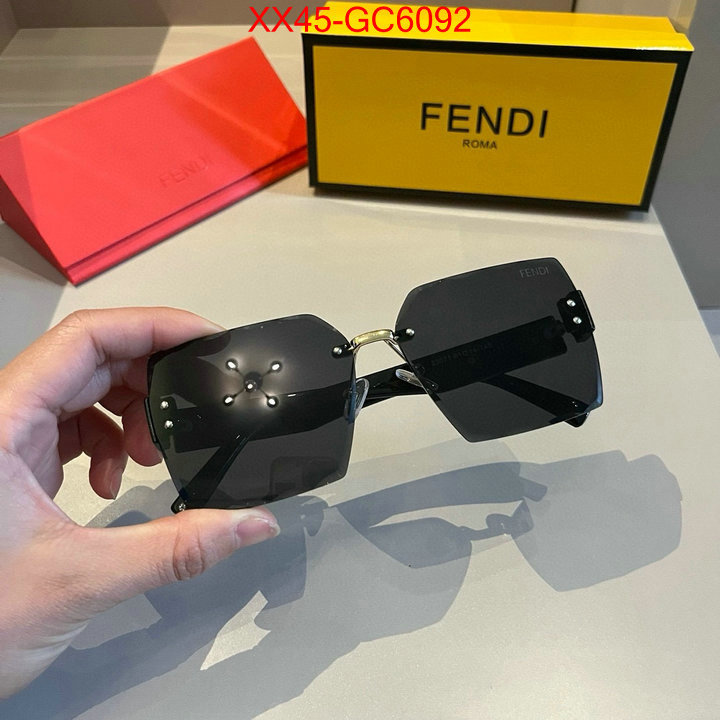 Glasses-Fendi best luxury replica ID: GC6092 $: 45USD