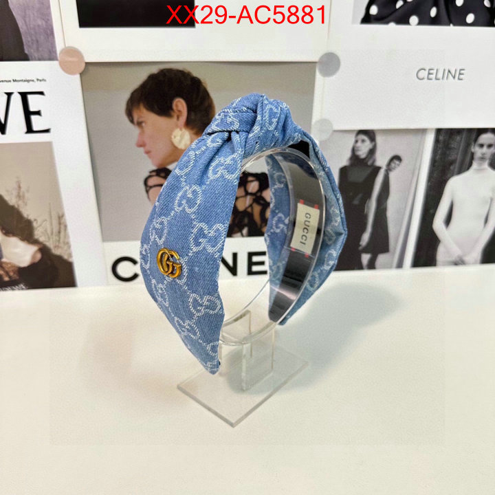 Hair band-Gucci fake ID: AC5881 $: 29USD