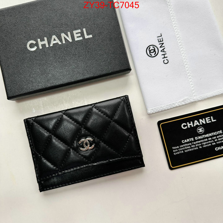 Chanel Bags(4A)-Wallet- top quality replica ID: TC7045 $: 39USD,