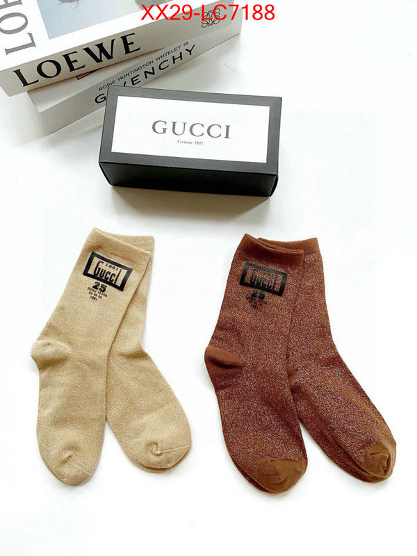 Sock-Gucci high quality happy copy ID: LC7188 $: 29USD