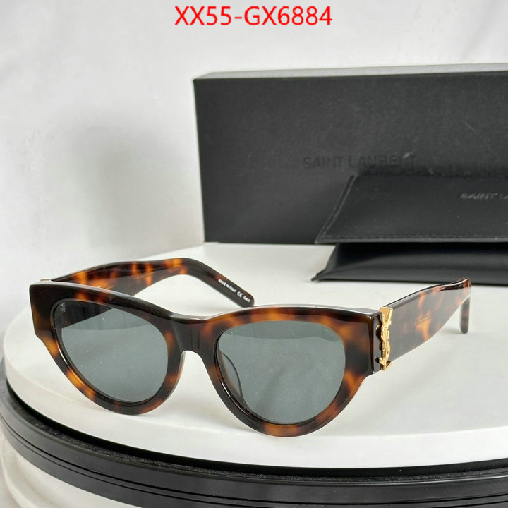 Glasses-YSL high quality designer ID: GX6884 $: 55USD