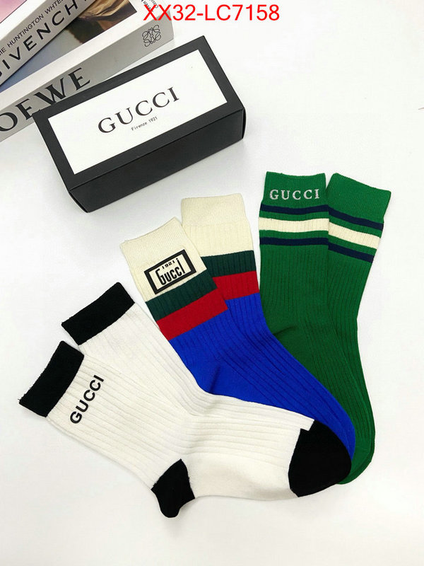 Sock-Gucci the top ultimate knockoff ID: LC7158 $: 32USD