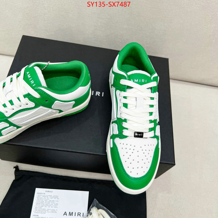Women Shoes-AMIRI where quality designer replica ID: SX7487 $: 135USD