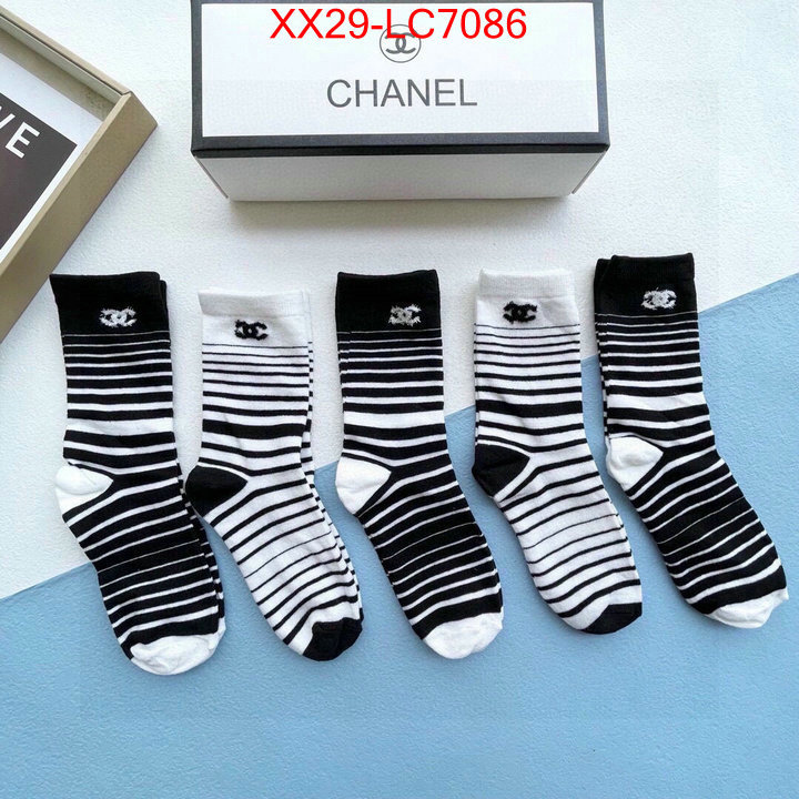 Sock-Chanel designer 1:1 replica ID: LC7086 $: 29USD