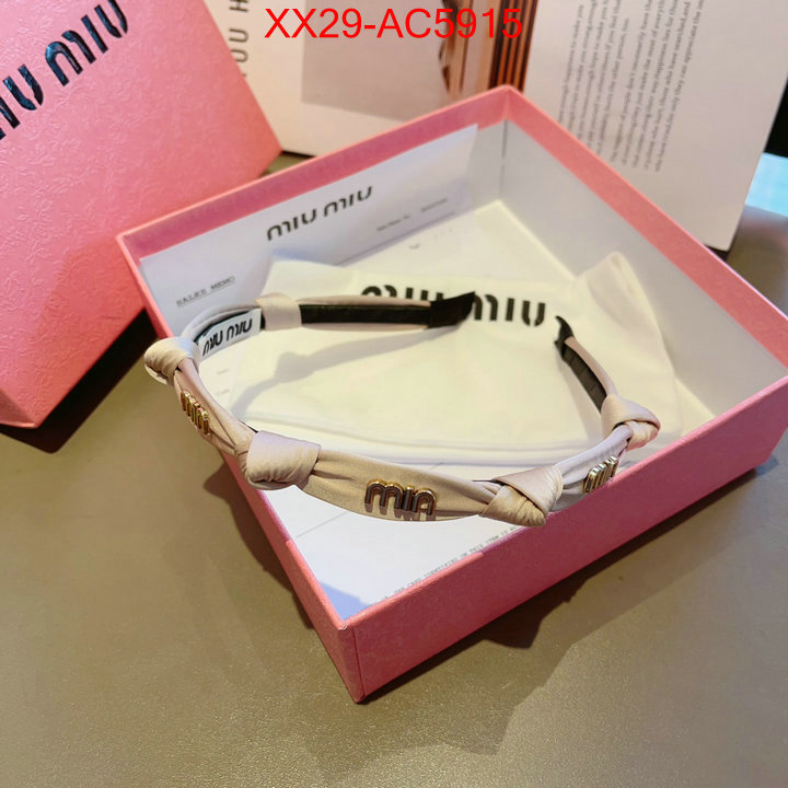 Hair band-MIU MIU replica designer ID: AC5915 $: 29USD