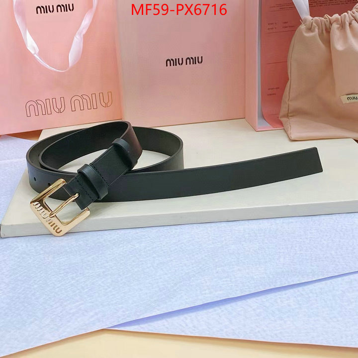 Belts-MIU MIU online shop ID: PX6716 $: 59USD