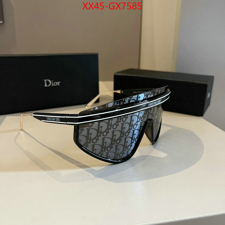 Glasses-Dior fake high quality ID: GX7585 $: 45USD