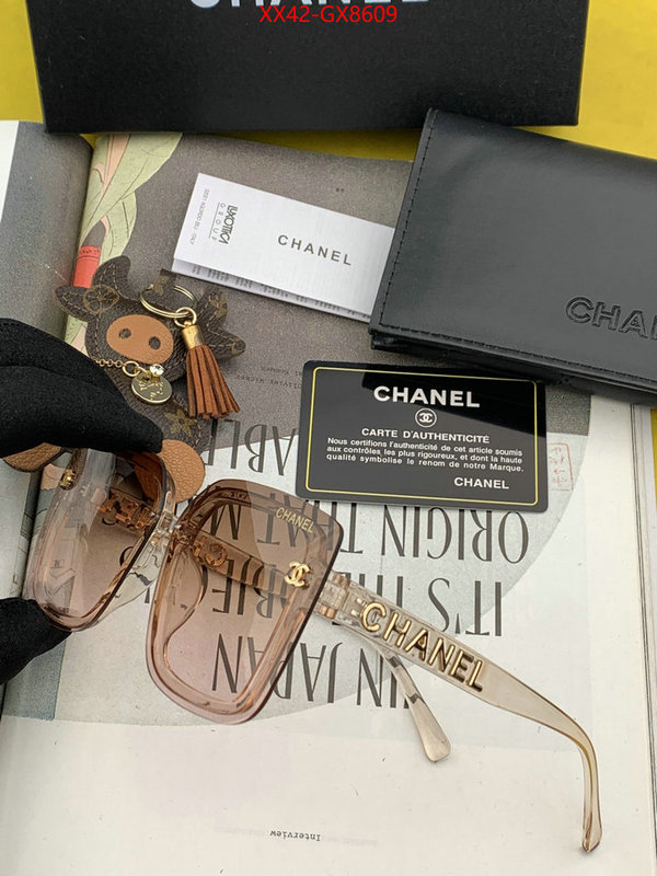 Glasses-Chanel same as original ID: GX8609 $: 42USD