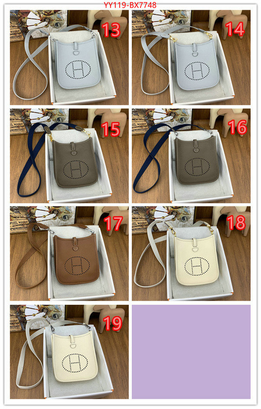 Hermes Bags(TOP)-Evelyne- shop the best high authentic quality replica ID: BX7748 $: 119USD,