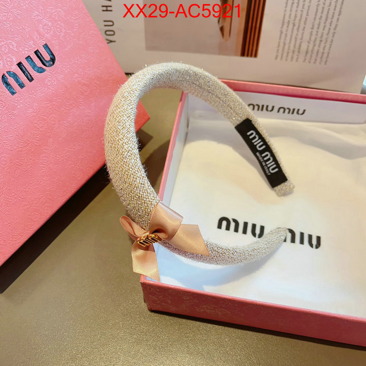 Hair band-MIU MIU replica 1:1 ID: AC5921 $: 29USD