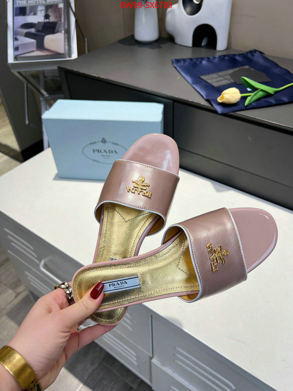 Women Shoes-Prada high quality replica designer ID: SX6783 $: 89USD