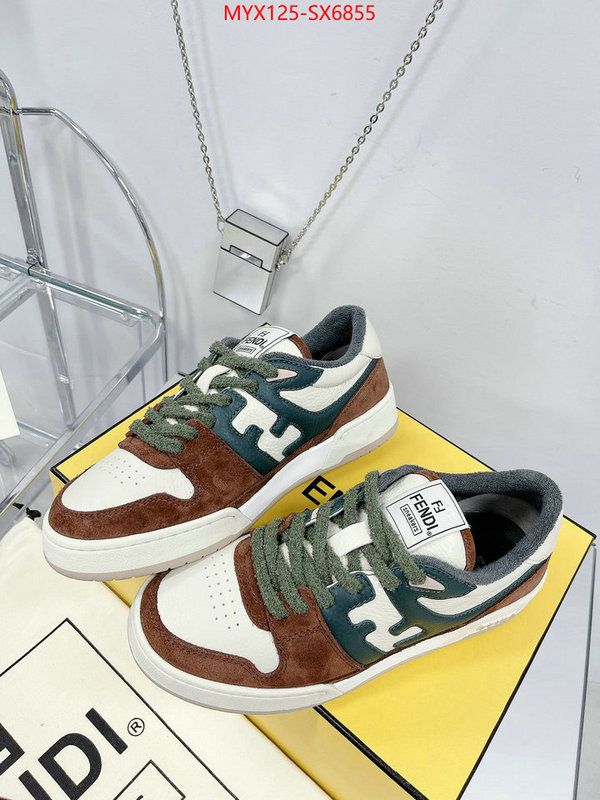 Men Shoes-Fendi best replica 1:1 ID: SX6855 $: 125USD