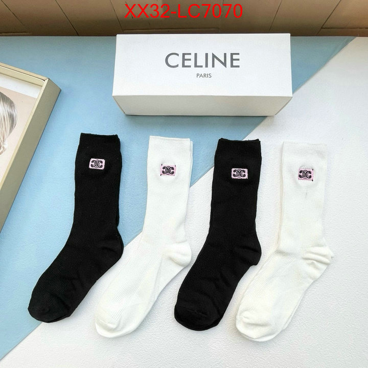 Sock-CELINE from china 2024 ID: LC7070 $: 32USD