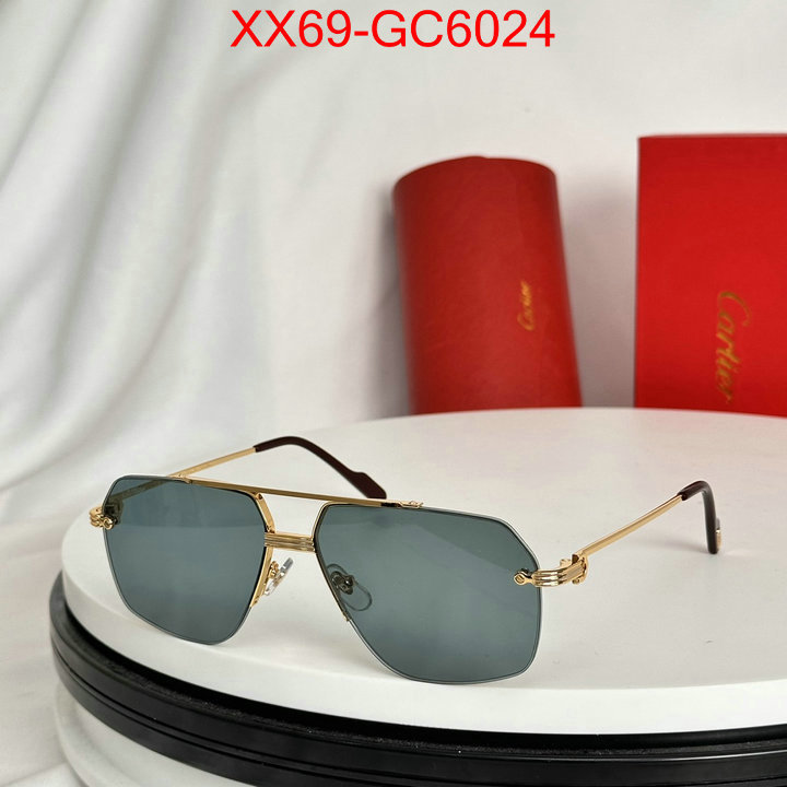 Glasses-Cartier designer wholesale replica ID: GC6024 $: 69USD