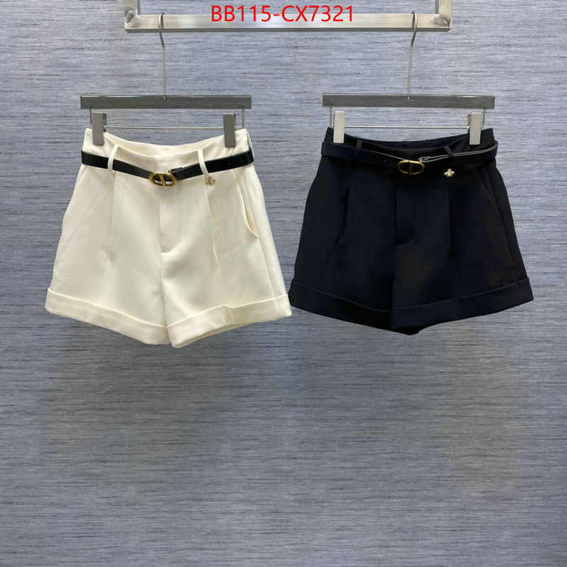 Clothing-Dior hot sale ID: CX7321 $: 115USD