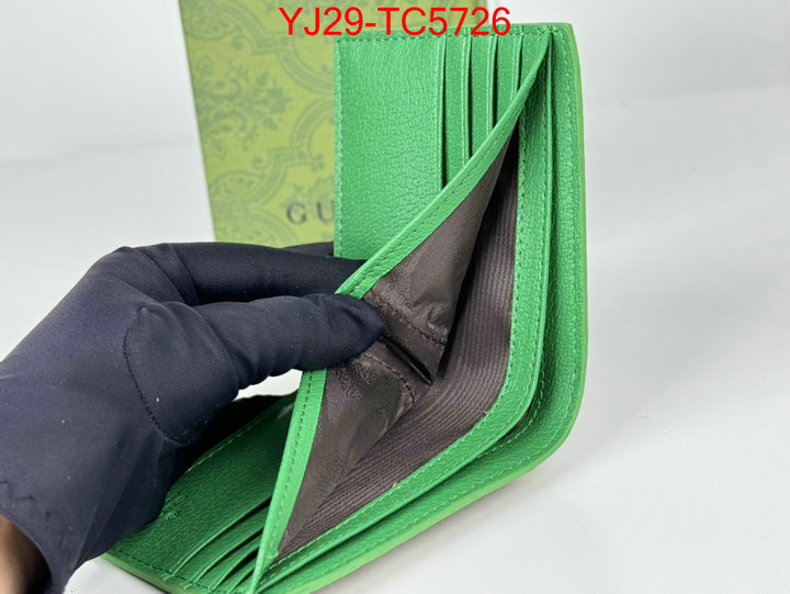 Gucci Bags(4A)-Wallet- best website for replica ID: TC5726 $: 29USD,