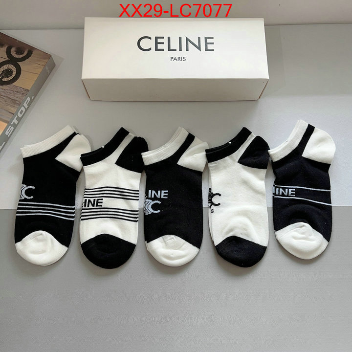 Sock-CELINE outlet 1:1 replica ID: LC7077 $: 29USD