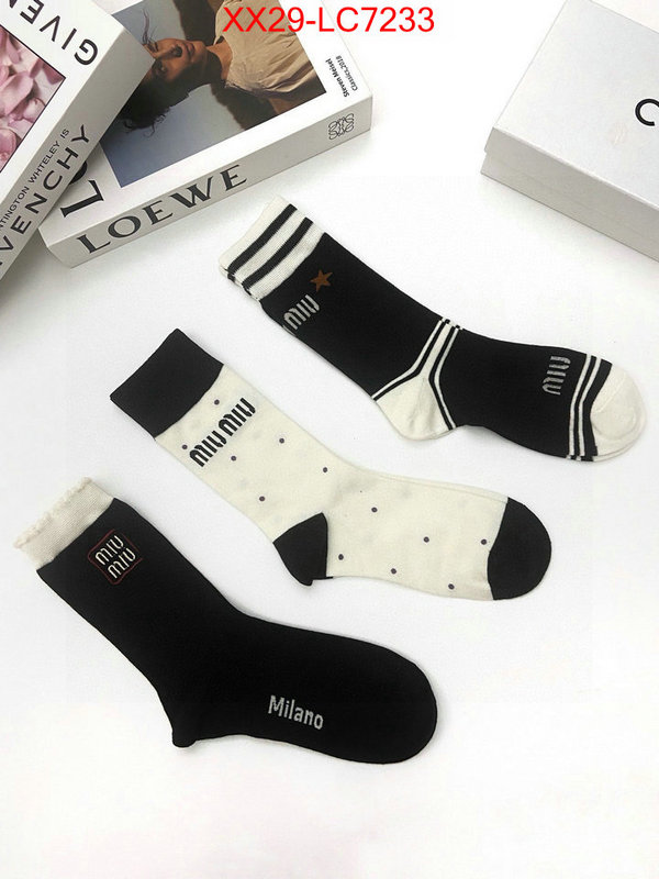 Sock-Miu Miu first top ID: LC7233 $: 29USD