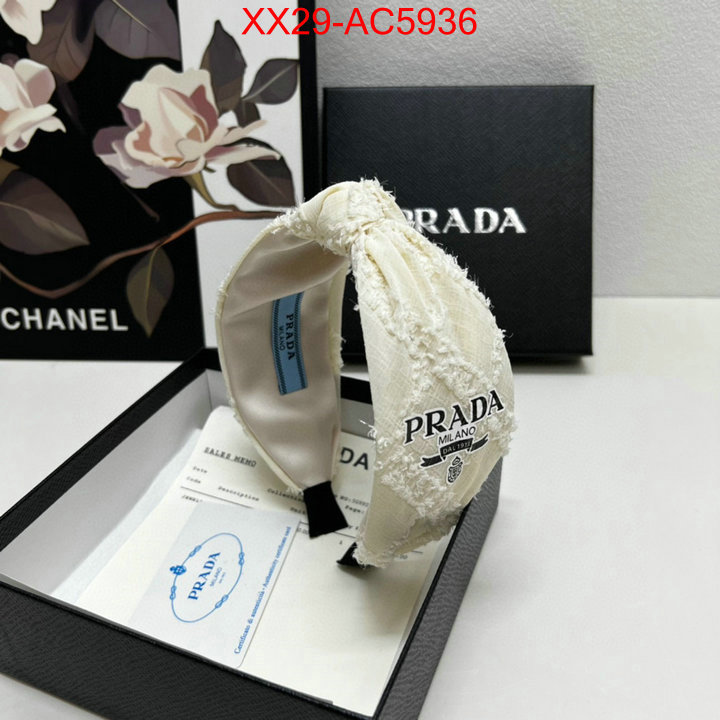 Hair band-Prada high quality ID: AC5936 $: 29USD