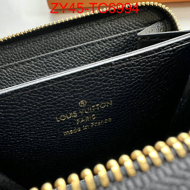 LV Bags(4A)-Wallet 1:1 replica ID: TC6994 $: 45USD,