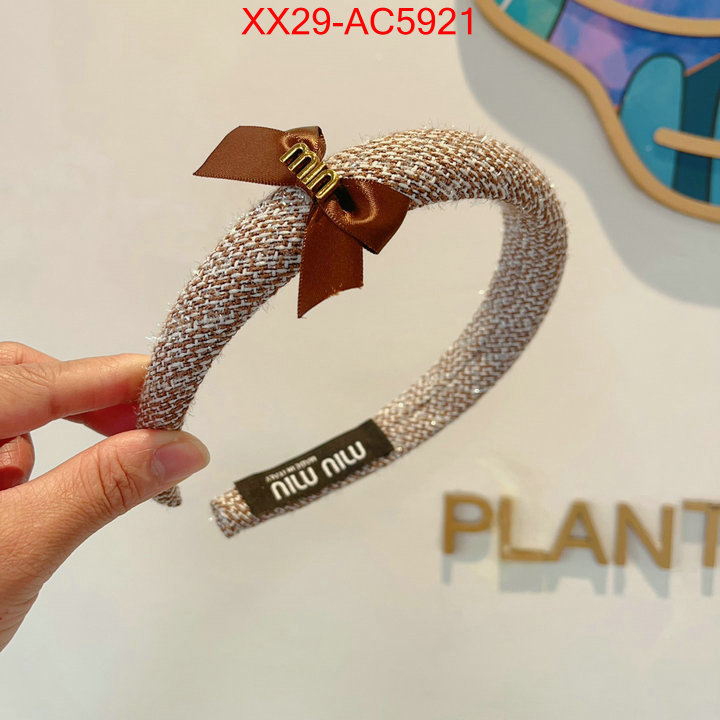 Hair band-MIU MIU replica 1:1 ID: AC5921 $: 29USD