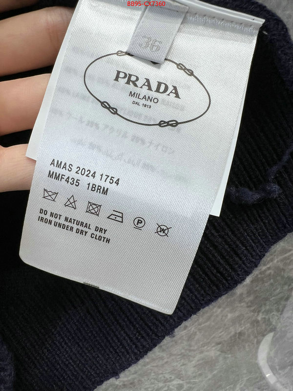 Clothing-Prada best fake ID: CX7360 $: 95USD