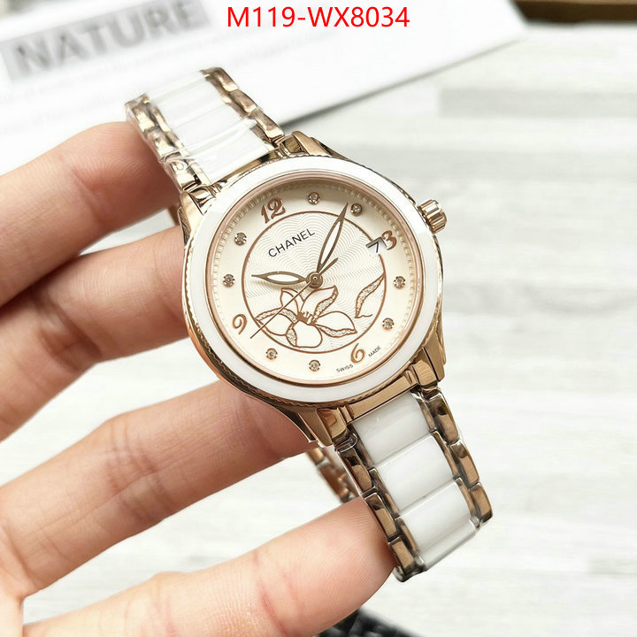 Watch(4A)-Chanel where can you buy replica ID: WX8034 $: 119USD