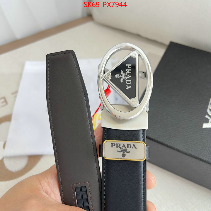 Belts-Prada best quality replica ID: PX7944 $: 69USD