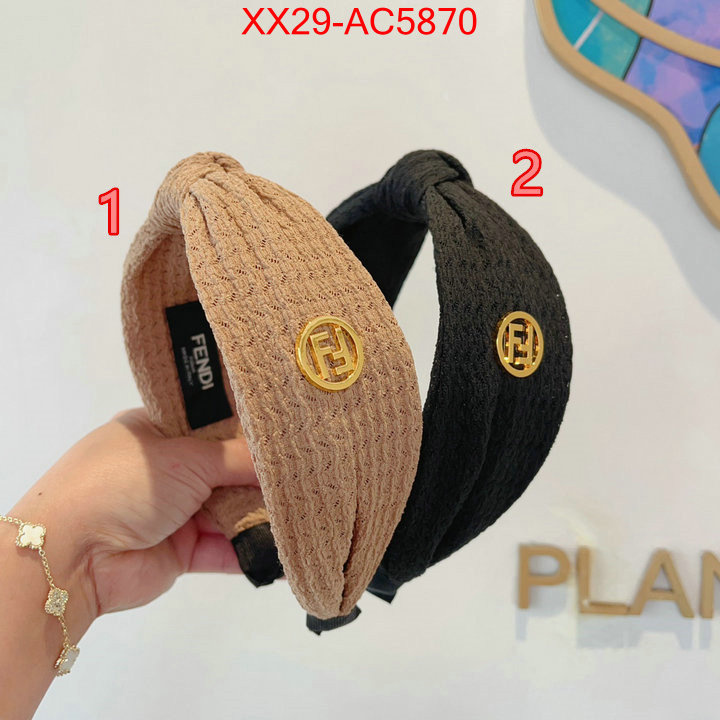 Hair band-Fendi top quality designer replica ID: AC5870 $: 29USD