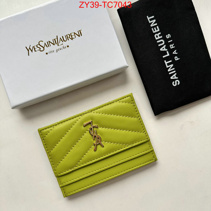 YSL Bags(4A)-Wallet- best replica 1:1 ID: TC7043 $: 39USD,