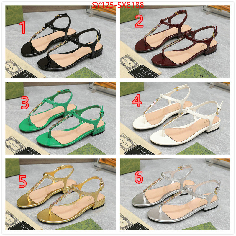 Women Shoes-Gucci outlet 1:1 replica ID: SX8188 $: 125USD