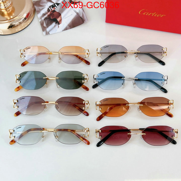 Glasses-Cartier 1:1 ID: GC6036 $: 69USD
