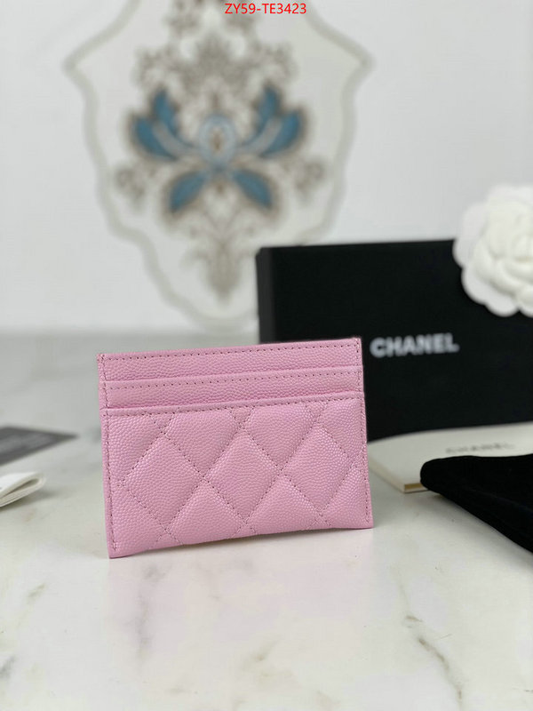 Chanel Bags(4A)-Wallet- fake high quality ID: TE3423 $: 59USD,