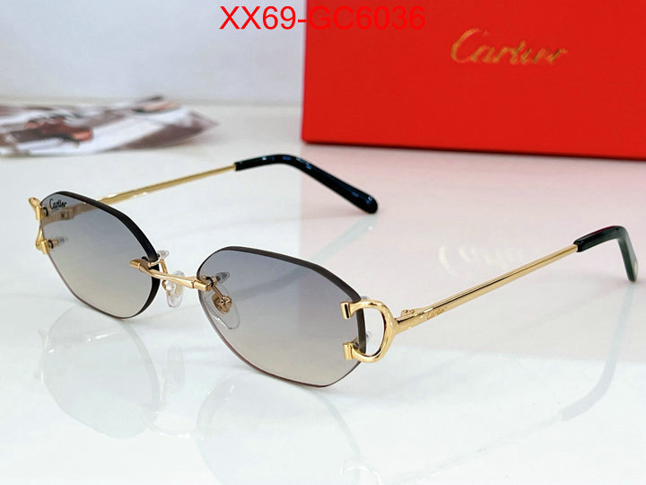 Glasses-Cartier 1:1 ID: GC6036 $: 69USD