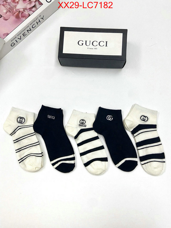Sock-Gucci replica shop ID: LC7182 $: 29USD