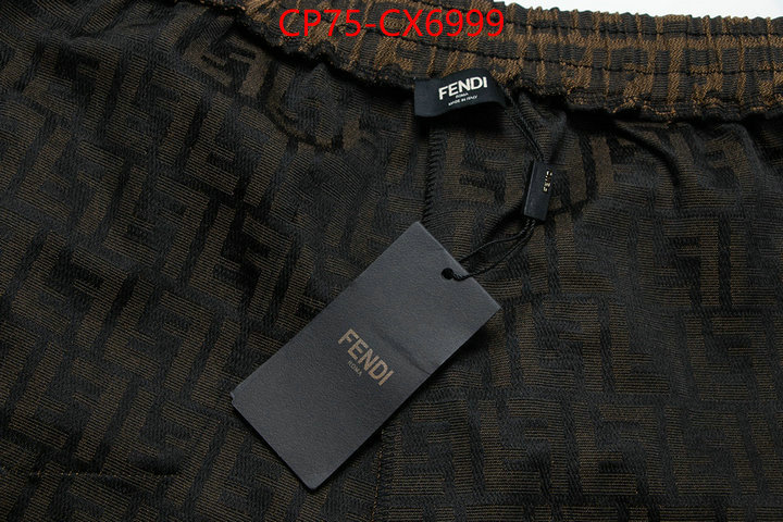 Clothing-Fendi wholesale imitation designer replicas ID: CX6999 $: 75USD