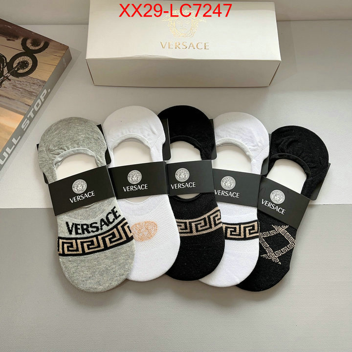 Sock-Versace high quality customize ID: LC7247 $: 29USD