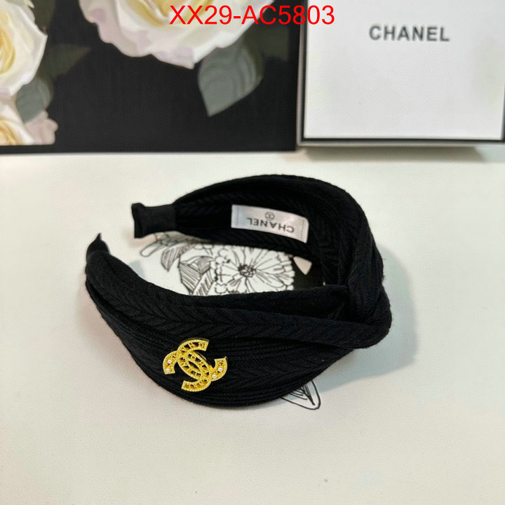 Hair band-Chanel fake high quality ID: AC5803 $: 29USD