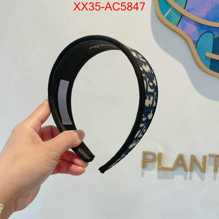 Hair band-Dior buy cheap replica ID: AC5847 $: 35USD