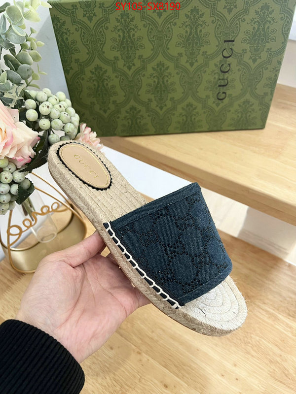 Women Shoes-Gucci replcia cheap from china ID: SX8190 $: 105USD