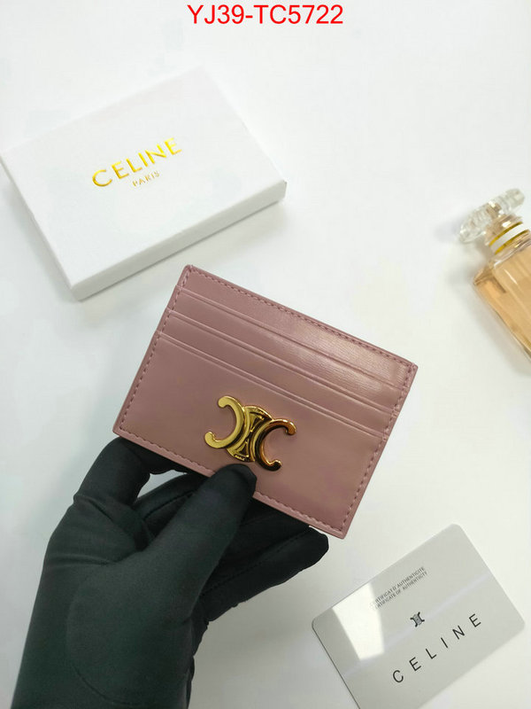 CELINE Bags(4A)-Wallet the best quality replica ID: TC5722 $: 39USD,