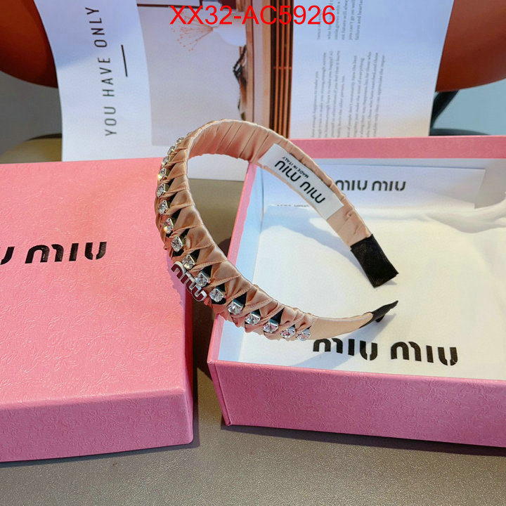 Hair band-MIU MIU buy ID: AC5926 $: 32USD