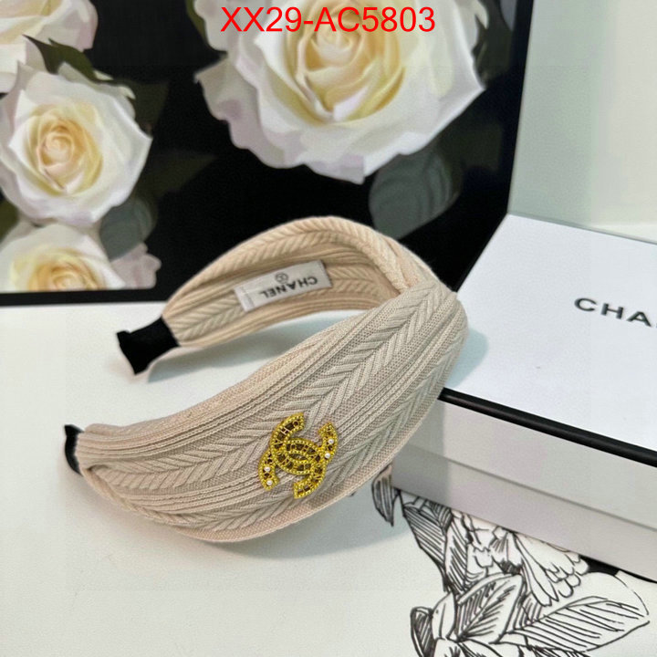 Hair band-Chanel fake high quality ID: AC5803 $: 29USD