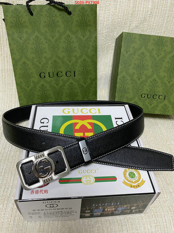 Belts-Gucci aaaaa+ replica ID: PX7908 $: 69USD