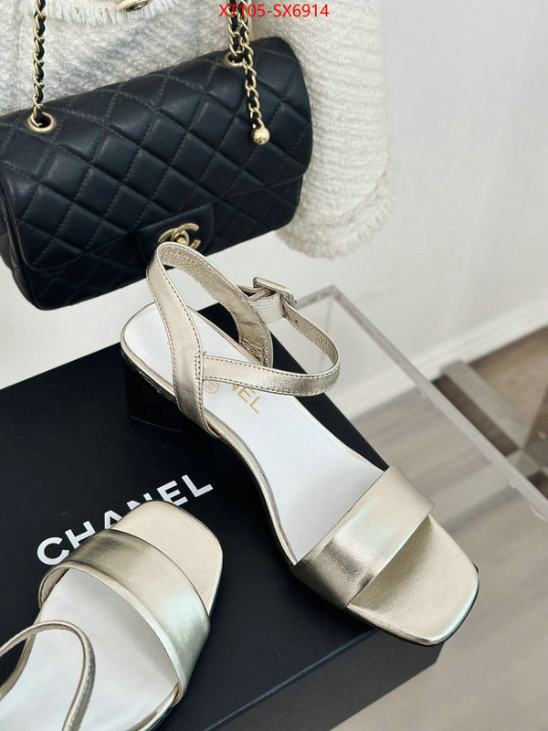 Women Shoes-Chanel best quality designer ID: SX6914 $: 105USD