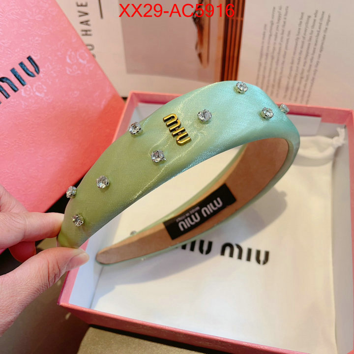 Hair band-MIU MIU every designer ID: AC5916 $: 29USD