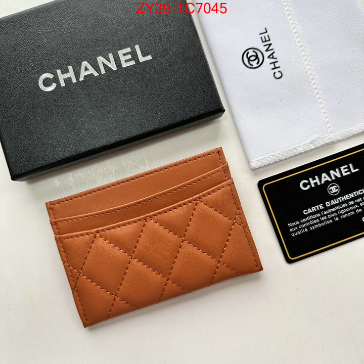 Chanel Bags(4A)-Wallet- top quality replica ID: TC7045 $: 39USD,